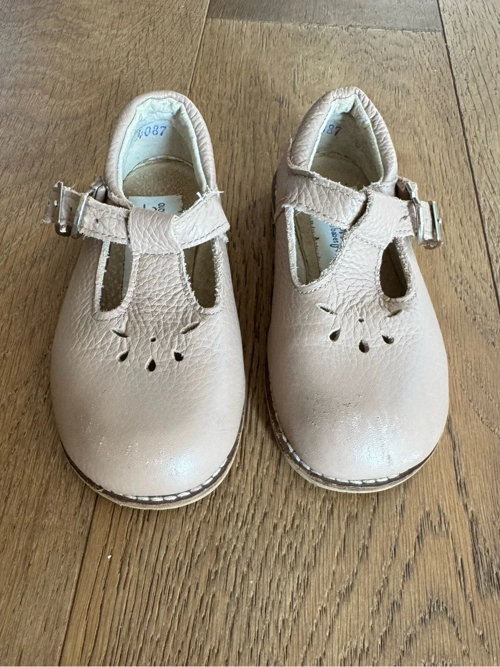 Mon Petit Mary Jane Nude Pink Kids Dress Shoes Size Toddler 7